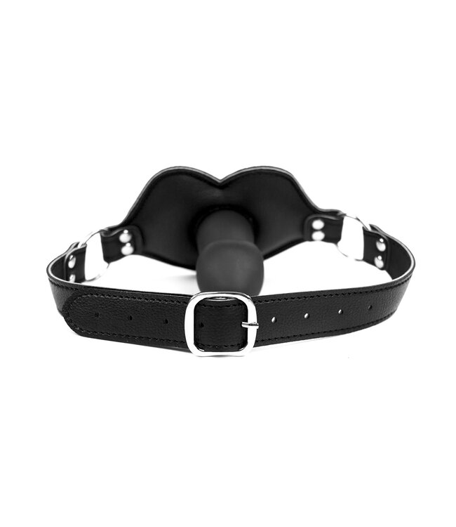 Kiotos Leather Big Lips Penis Gag met Verstelbare Band | Comfortabele BDSM Mondknevel