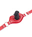 Kiotos Leather Sensuele Big Lips Mondknevel met Realistische Penis - Verstelbare BDSM Gag