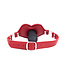 Kiotos Leather Adjustable Big Lips Penis Mouth Gag for Intense BDSM Play