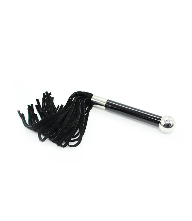 Kiotos Leather Compact Red Leather Flogger 38 cm | Sturdy Grip for Impact Play