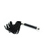 Kiotos Leather Compact Red Leather Flogger 38 cm | Sturdy Grip for Impact Play
