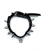 Kiotos Leather Schwarzes Lederhalsband mit D-Ringen – Verstellbar & Stilvoll
