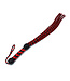 Kiotos Leather Kiotos 66cm Black-Red Leather Nine Tails Whip - Ideal for All Users