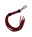 Kiotos Leather Kiotos 66cm Black-Red Leather Nine Tails Whip - Ideal for All Users