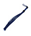 Kiotos Leather Kiotos 9-Tail Leather Whip Black & Blue - 66 cm, Perfect Control & Style