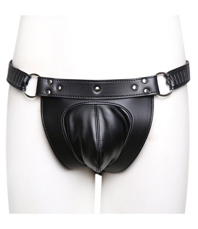 Kiotos Leather Leder-Keuschheitshose mit 3 Schlössern – Sicher und Komfortabel