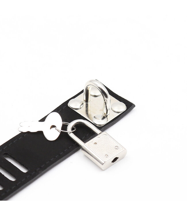 Kiotos Leather Leder-Keuschheitshose mit 3 Schlössern – Sicher und Komfortabel