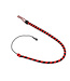 Kiotos Leather Stylish Black & Red Leather Whip - 145 cm Durable Design