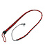 Kiotos Leather Elegant Black & Red Leather Whip 140 cm - Durable & Versatile