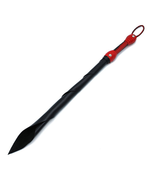 Kiotos Leather Schwarze Lederpeitsche Sultan 76 cm – Stilvoll & Präzise für Spielarten