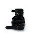 Kiotos Leather Bequeme schwarze Leder-Handfesseln mit Polsterung – Verstellbar & Haltbar