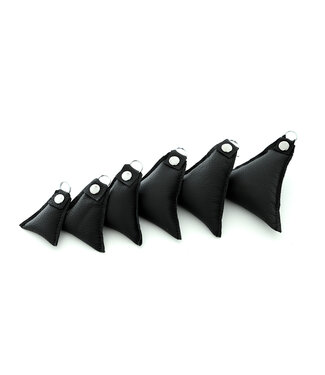 Kiotos Leather Stilvolles Leder-BDSM-Gewichte-Set – 6 Stück für intensive Erlebnisse