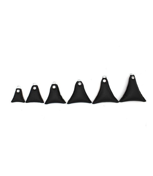 Kiotos Leather Stilvolles Leder-BDSM-Gewichte-Set – 6 Stück für intensive Erlebnisse