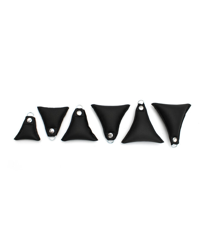 Kiotos Leather Stilvolles Leder-BDSM-Gewichte-Set – 6 Stück für intensive Erlebnisse