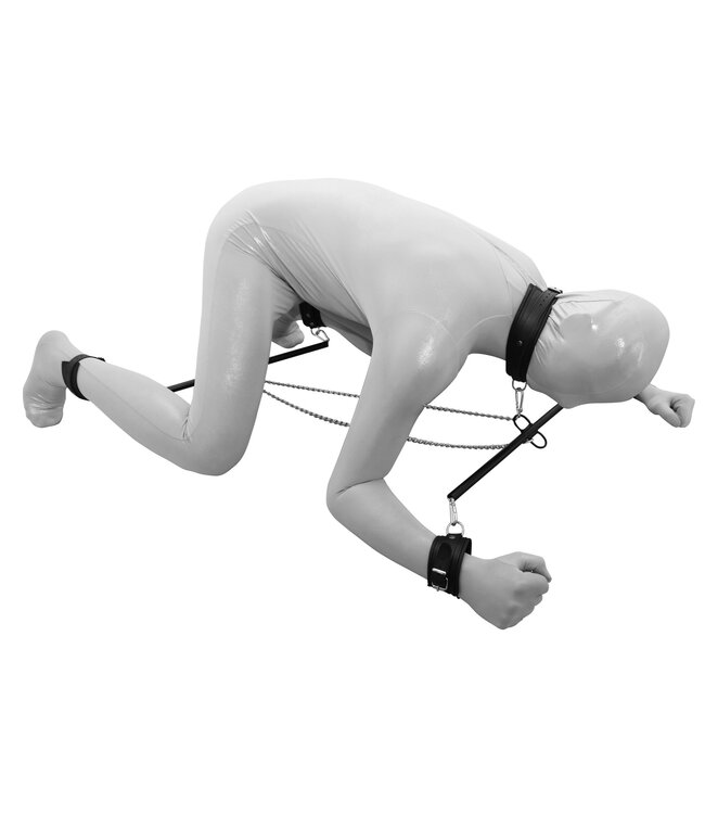 Kiotos Leather Verstelbare Bondage Set van Zacht Leer - Comfortabele Controle & Spanning
