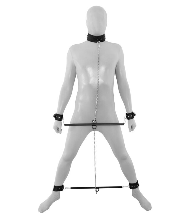 Kiotos Leather Verstelbare Bondage Set van Zacht Leer - Comfortabele Controle & Spanning
