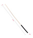 Kiotos Leather Rotan Cane Whip 60 cm | Flexibele Bamboe met Zwarte Handgreep voor Avonturen
