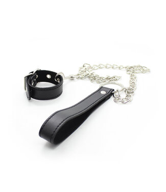 Kiotos Leather PU Leather Buckle with 115 cm Steel Chain for Comfort and Control