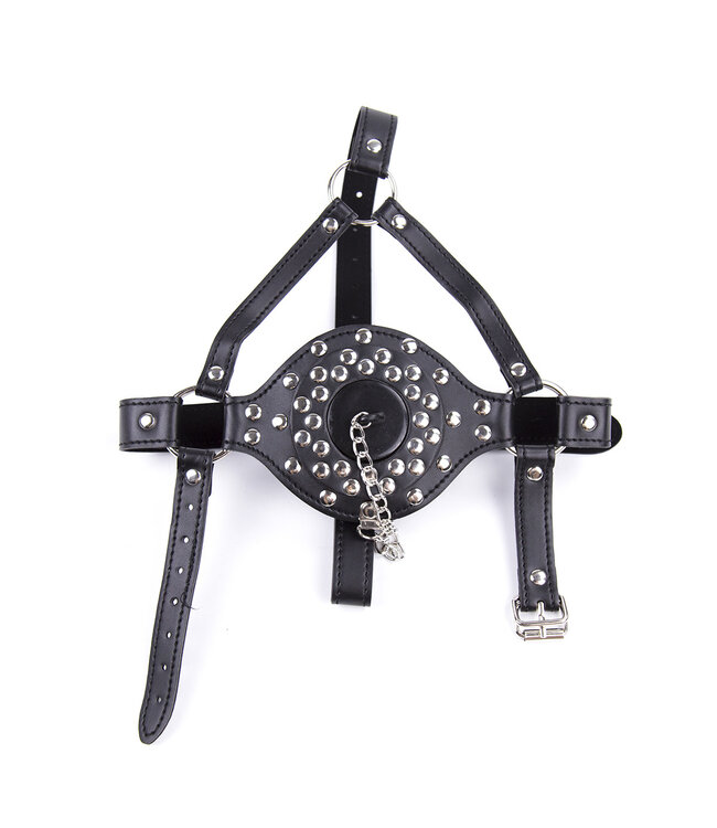 Kiotos Leather Adjustable Head Harness & Mouth Gag | Comfort & Control | Kiotos
