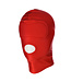 Kiotos Leather Rood Spandex BDSM-Masker met Open Mond | Ideaal voor Fetisj en Bondage