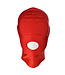 Kiotos Leather Bequeme rote BDSM-Maske mit offenem Mund für Fetisch & Bondage