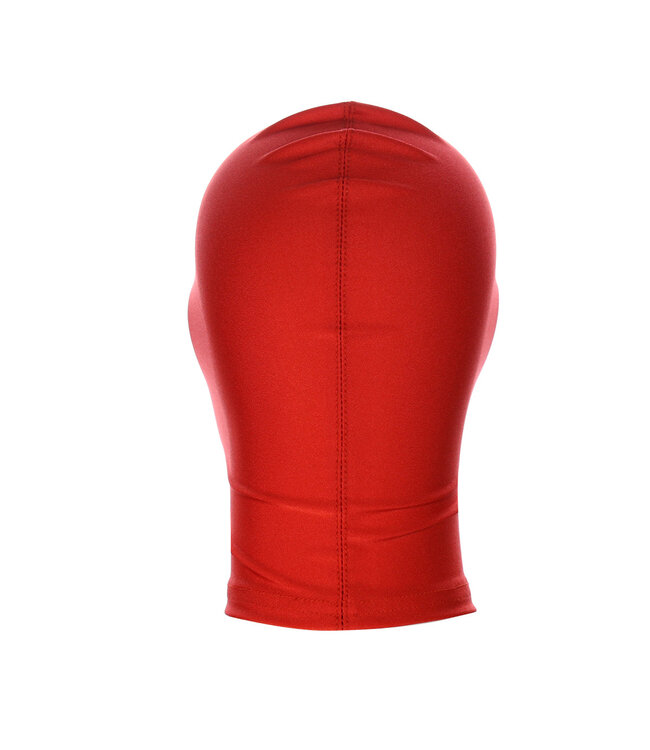 Kiotos Leather Rood Spandex BDSM-Masker met Open Mond | Ideaal voor Fetisj en Bondage