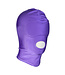 Kiotos Leather Paars Spandex Mondkapje – Ademend en Comfortabel voor Fetisj en BDSM