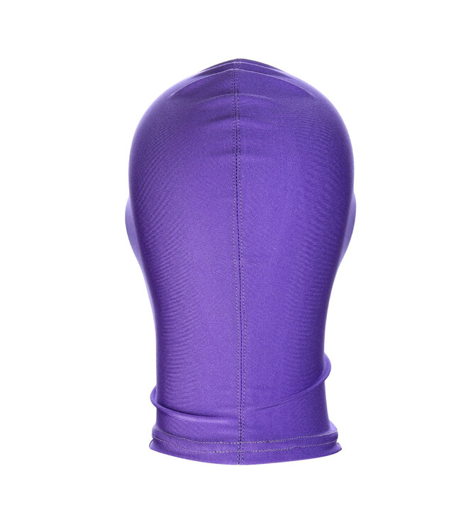 Kiotos Leather Paars Spandex Mondkapje – Ademend en Comfortabel voor Fetisj en BDSM