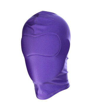 Kiotos Leather Ultimate Comfort Purple Spandex BDSM Mask for Fetish & Bondage Fun