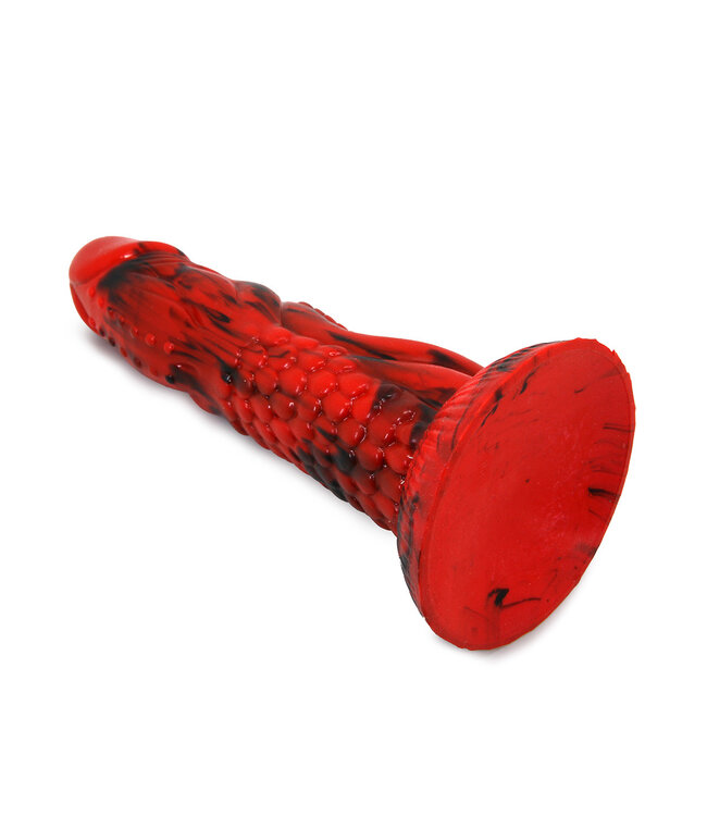 Kiotos Monstar Monstar Cox InfernoCock 21 cm – Drakonischer Silikondildo mit Rillen