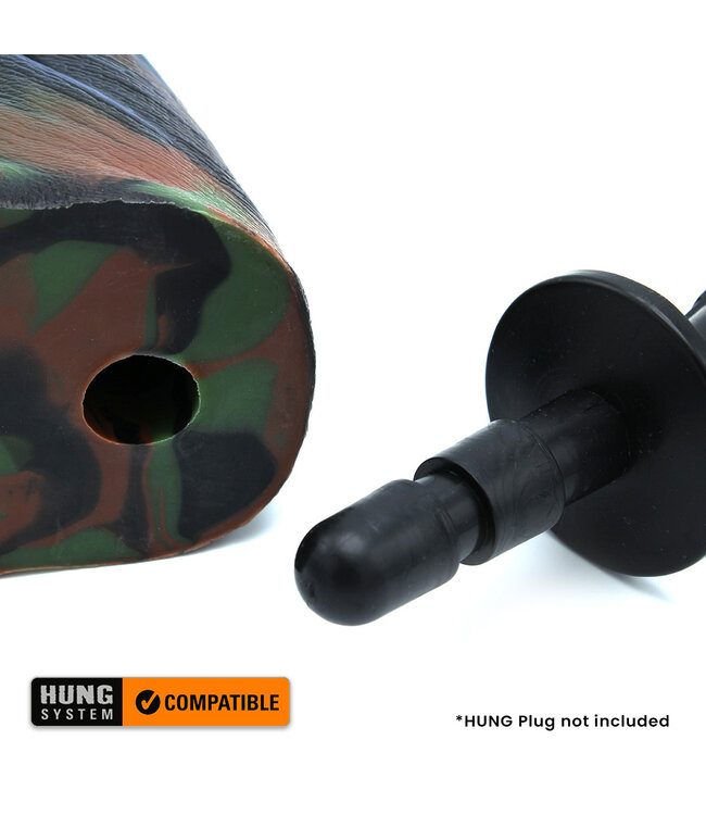 Kiotos Revolt Green Army Kiotos Revolt Green Army – 16,5 cm Silicone Dildo met Legerlook en Flexibiliteit