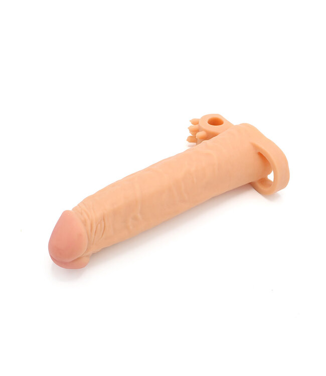 Kiotos Sleeves Kiotos Realistic Sleeve with Vibrator & Ball Stretcher - 19 cm
