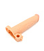 Kiotos Sleeves Kiotos Realistische Penis Sleeve met Vibrator & Ball Stretcher voor Intense Sensatie