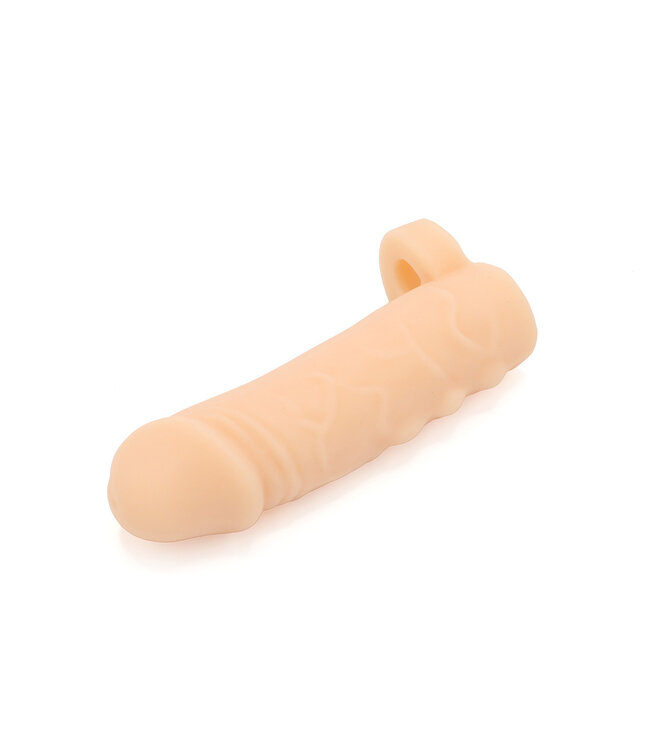 Kiotos Sleeves Kiotos Ultra Comfort Realistische Penis Sleeve 16 cm met Ballstretcher
