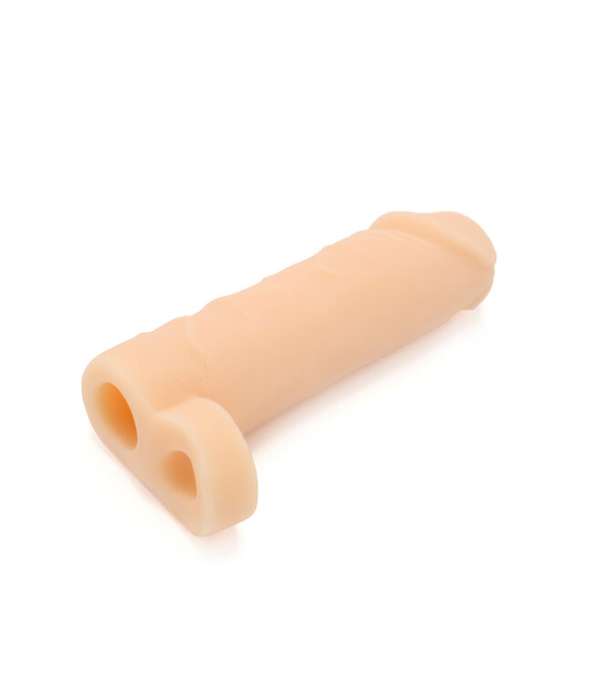 Kiotos Sleeves Kiotos Ultra Comfort Realistische Penis Sleeve 16 cm met Ballstretcher