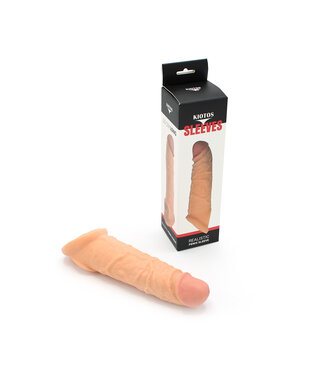 Kiotos Sleeves Kiotos Realistische Penis Sleeve 20 cm - Voor Ongeëvenaarde Plezierervaring