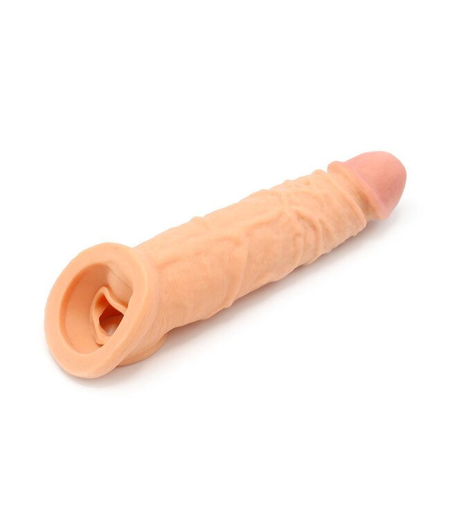 Kiotos Sleeves Kiotos Realistische Penis Sleeve 20 cm - Voor Ongeëvenaarde Plezierervaring