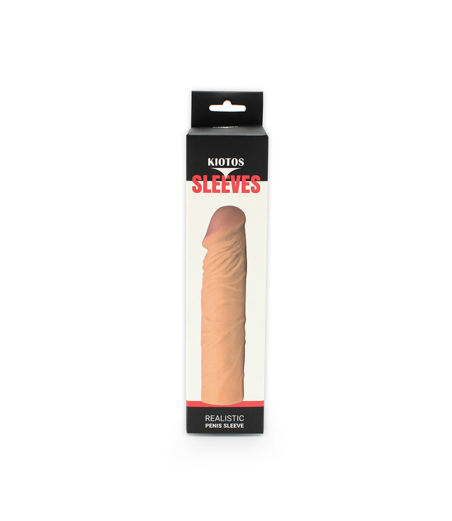 Kiotos Sleeves Kiotos Realistische Penis Sleeve 18,5 cm – Geniet van Natuurlijk Comfort
