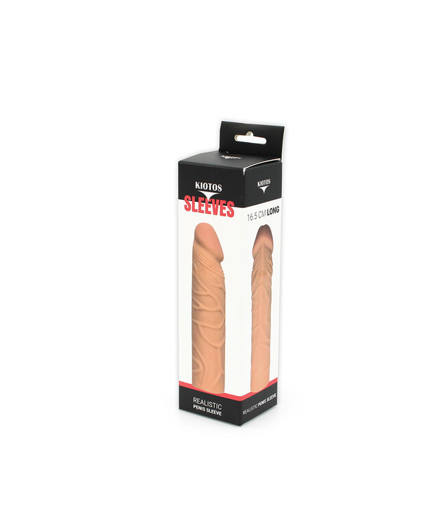 Kiotos Sleeves Kiotos Realistische Penis Sleeve 16,5 cm – Voor een Natuurlijke Beleving