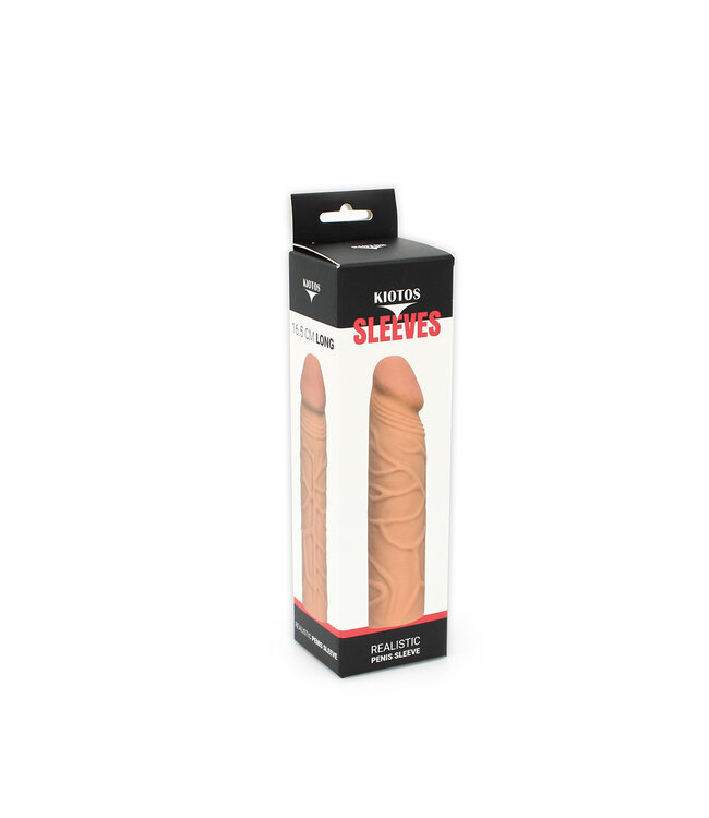 Kiotos Sleeves Kiotos Realistische Penis Sleeve 16,5 cm – Voor een Natuurlijke Beleving