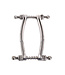 Kiotos Steel Geavanceerde Pussy Spreader RVS met Veer voor Precieze Controle en Genot