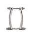 Kiotos Steel Geavanceerde Pussy Spreader RVS met Veer voor Precieze Controle en Genot