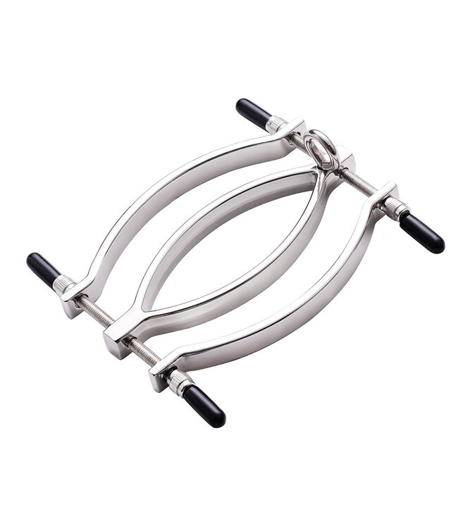 Kiotos Steel Adjustable Clit Clamp with Leash Chain for Ultimate Stimulation