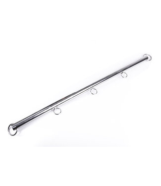 Kiotos Steel Luxuriöse 76 cm Edelstahl Spreizstange mit O-Ringen für Bondage Spaß