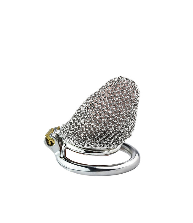 Kiotos Steel Premium Stalen Mesh Kuisheidskooi M | Stijlvol, Comfortabel en Duurzaam