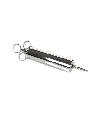 Kiotos Steel Vintage Klysmaspuit 100Cc - Gepolijst en Veilig voor Plezier en Rollenspel