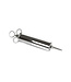 Kiotos Steel Vintage Polished Medical Enema Syringe 100Cc - Interchangeable Tips