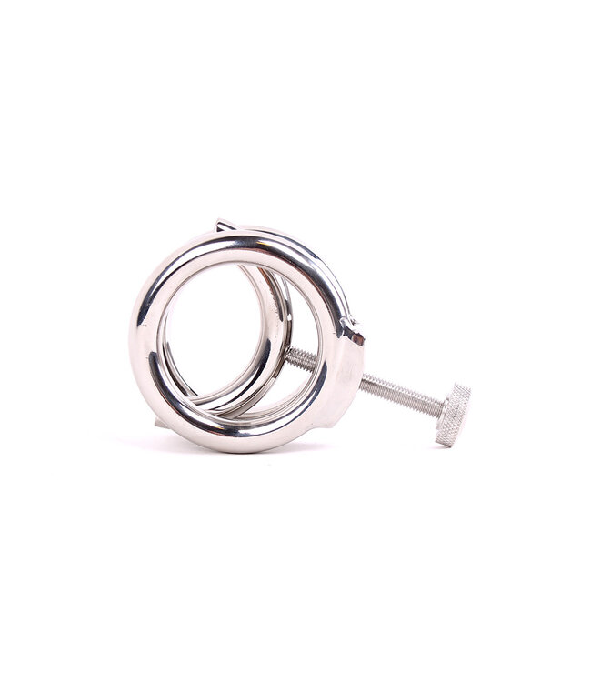 Kiotos Steel Kiotos Testicle Crusher 33 mm | Verstelbare Roestvrijstalen BDSM Tool voor Pijn en Plezier