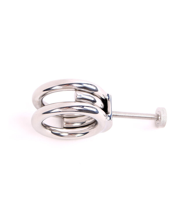 Kiotos Steel Kiotos Testicle Crusher 33 mm – Stellbares BDSM-Werkzeug aus Edelstahl