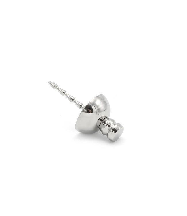 Kiotos Steel Massiver 5-mm-Penisplug aus Edelstahl mit Regenschirmkappe – Kiotos